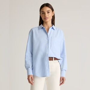 Organic Cotton Relaxed Oxford Shirt